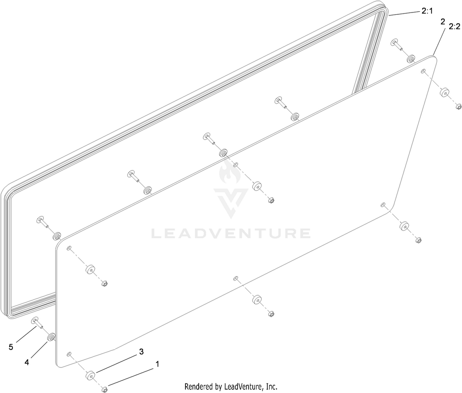 Right-Lower Window Assembly