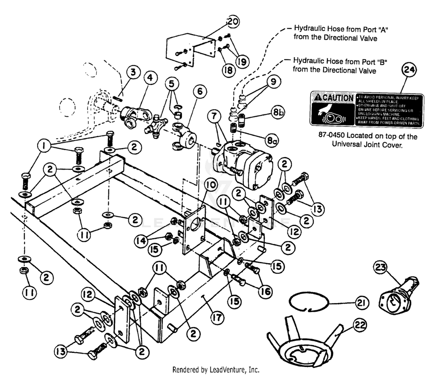 SPREADER MOUNTING KIT