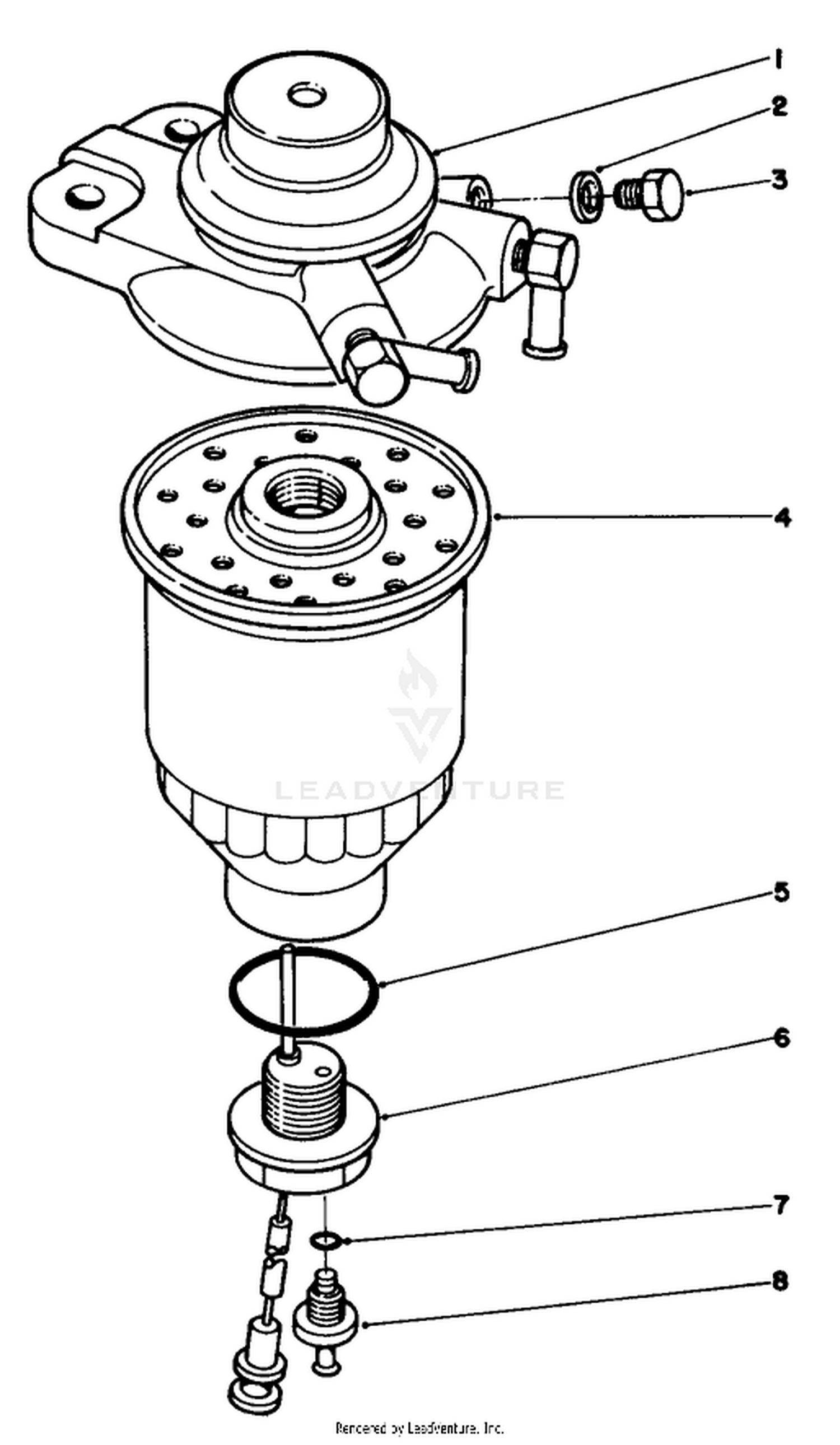 Fuel Filter Assembly No. 60-5010