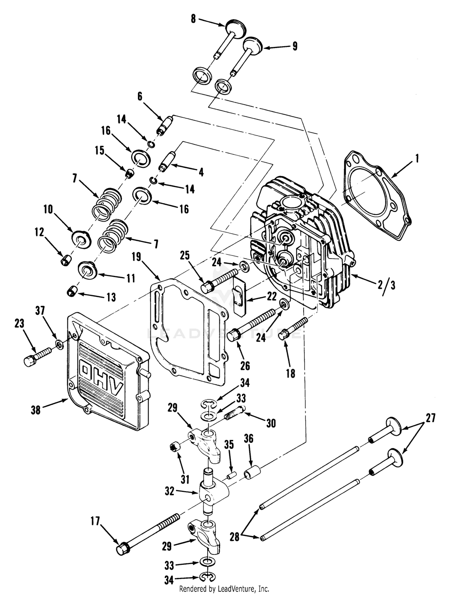 Cylinder Head And Valves-612-Z