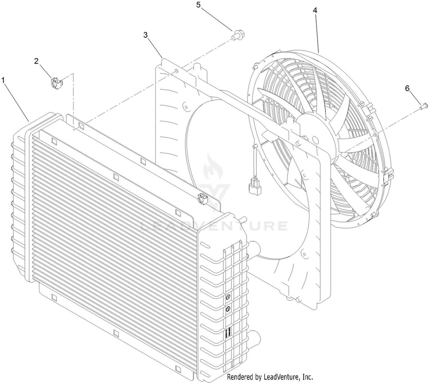 Radiator Assembly No. 140-2641