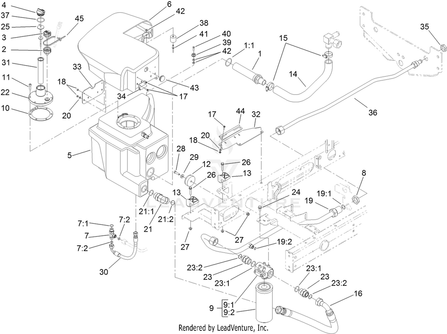 Hydraulic Tank Assembly