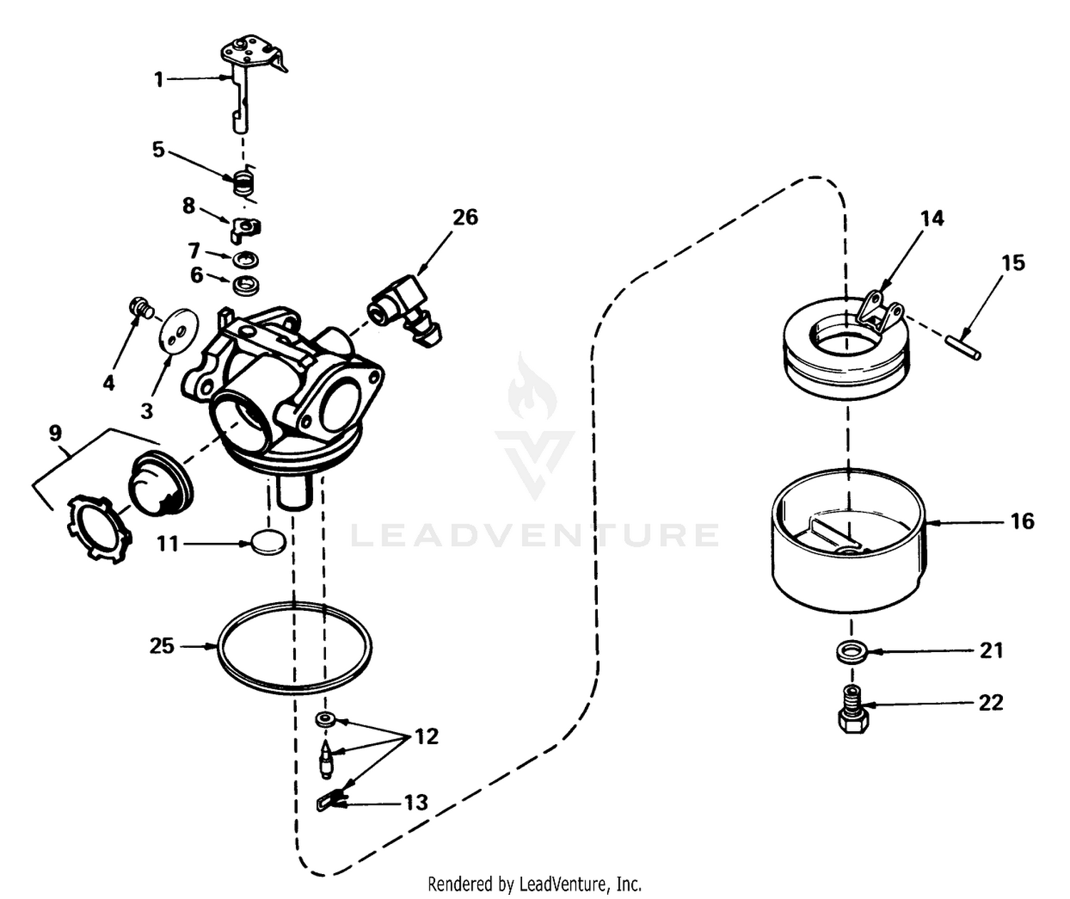 Carburetor No. 632050