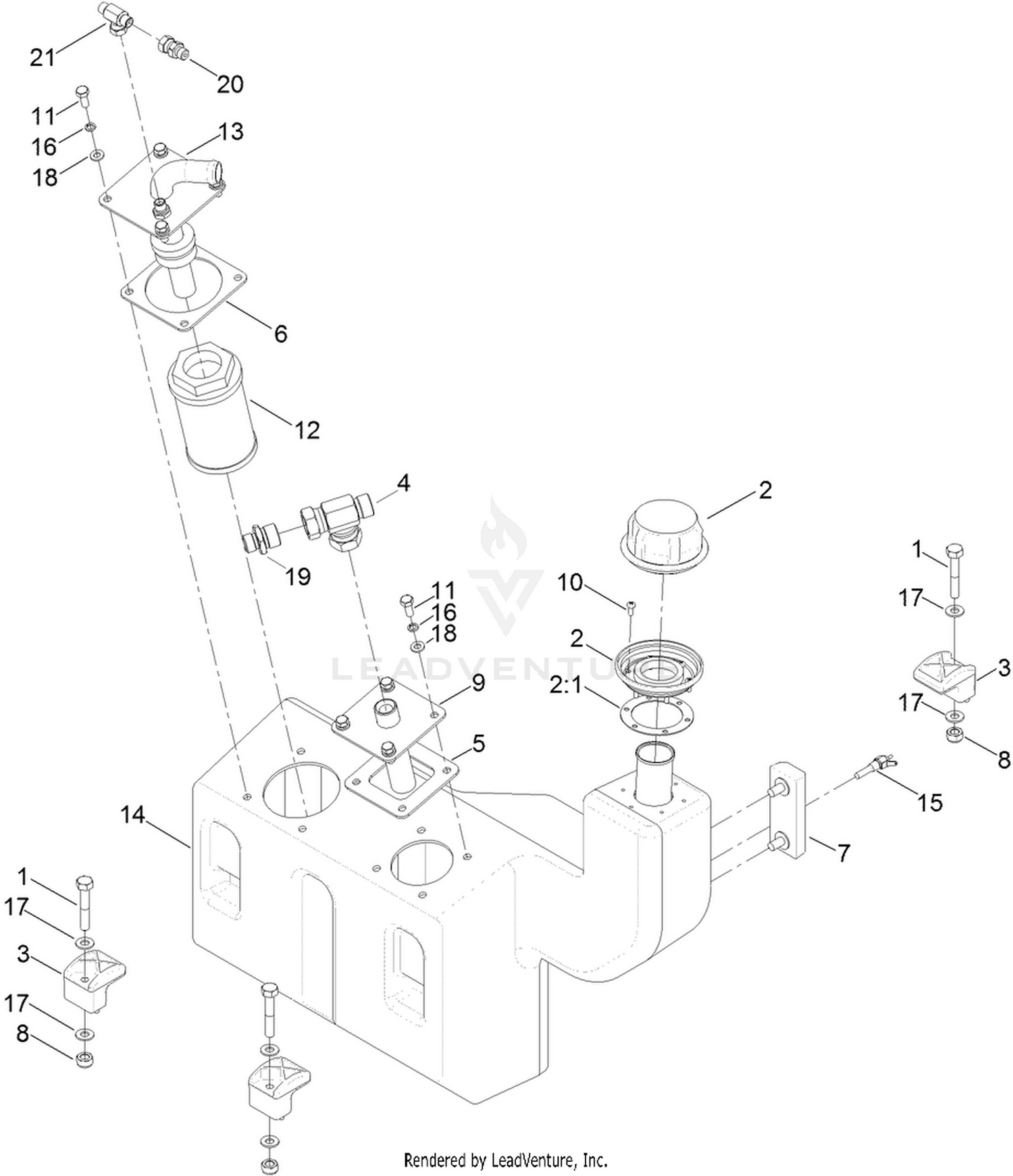 Hydraulic Oil Tank Assembly