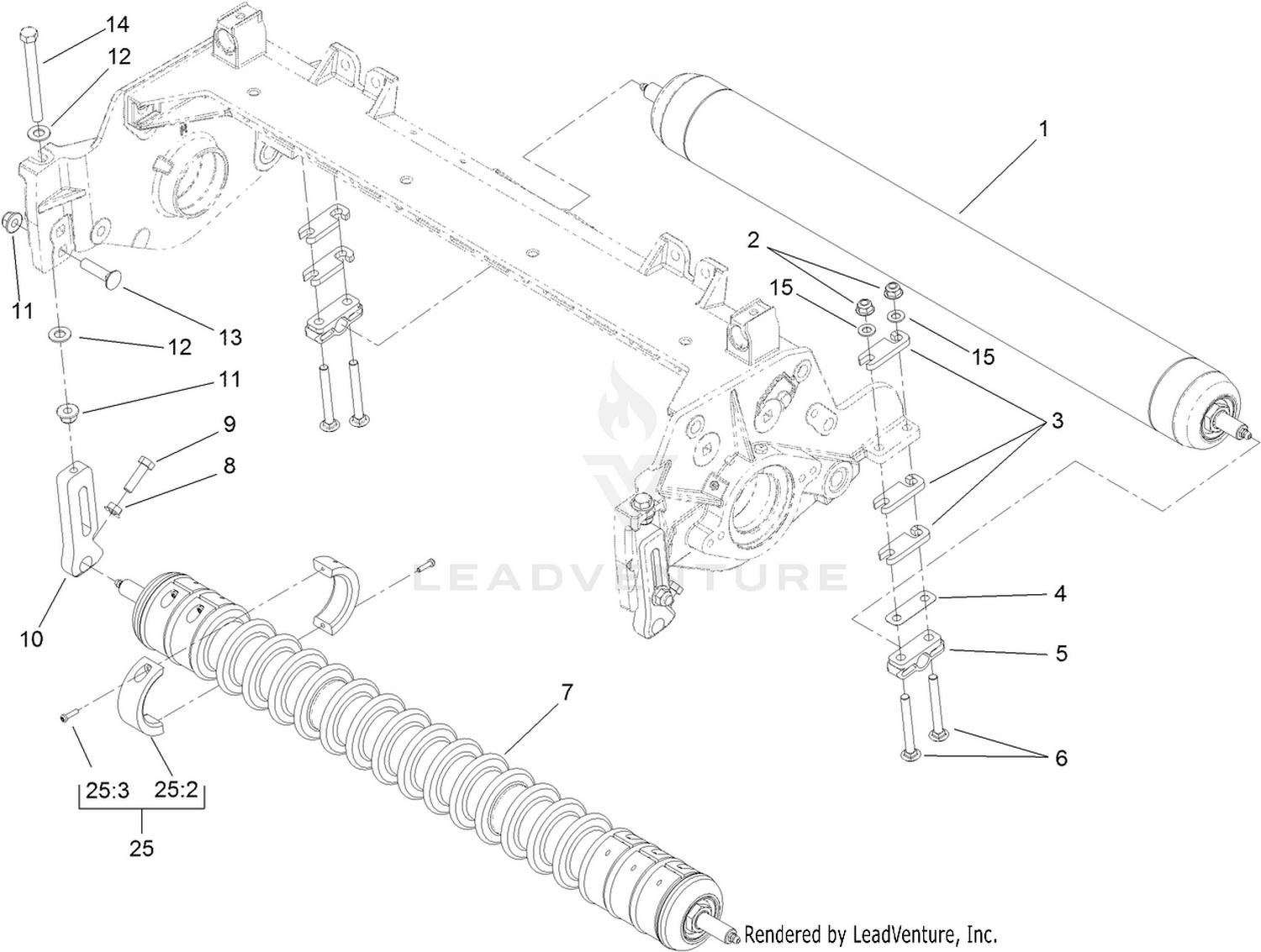 Front and Rear Roller Assembly