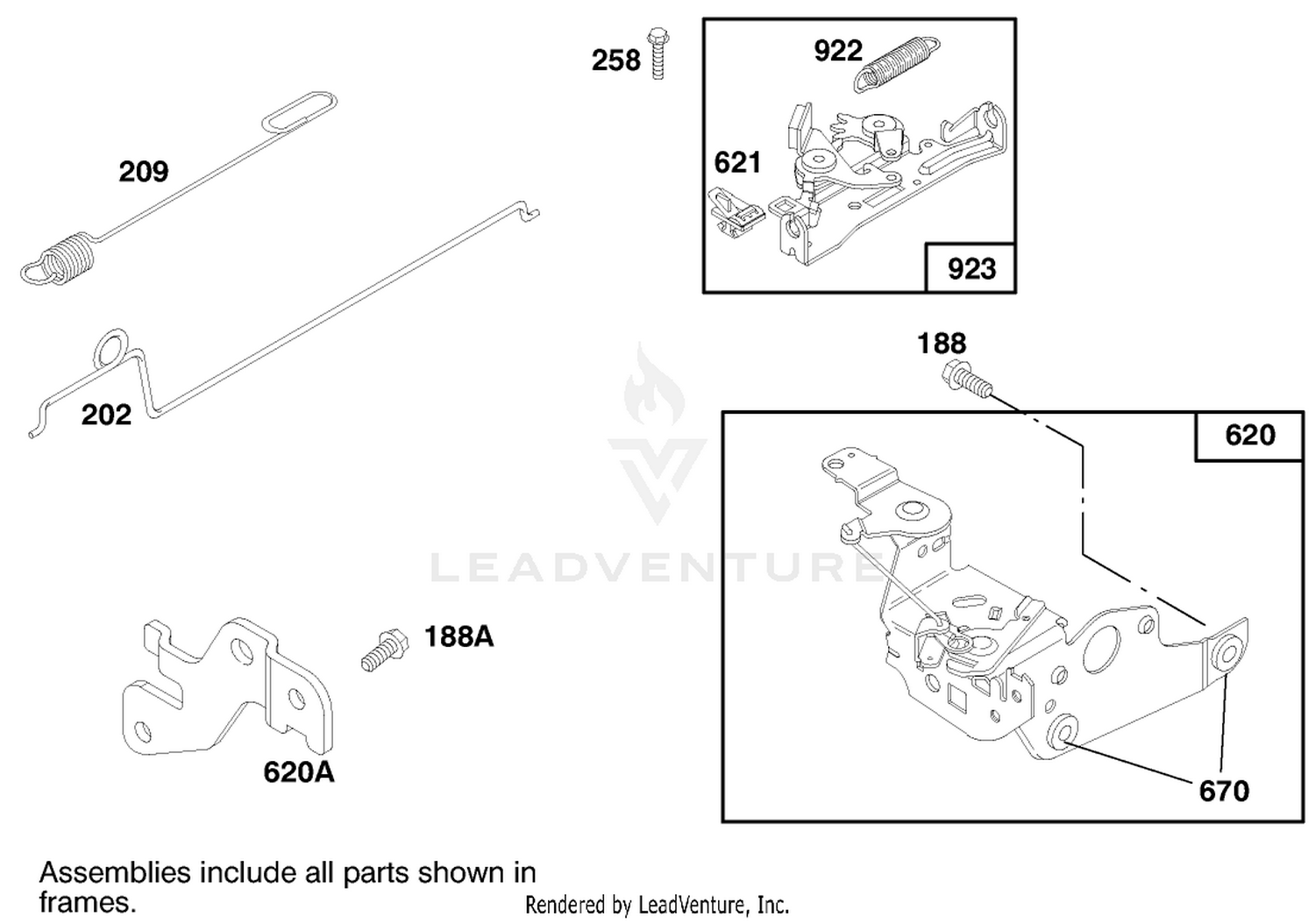 Engine Briggs  Stratton Model 12h802-0658-01 4