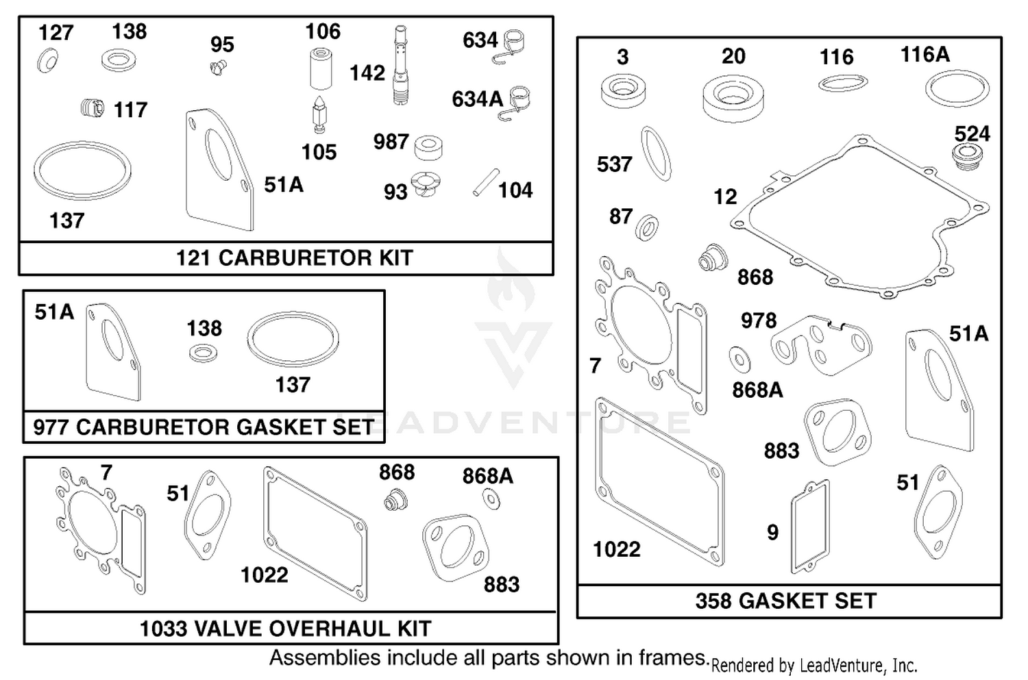 Engine Briggs  Stratton Model 28n777-1174-E1 9