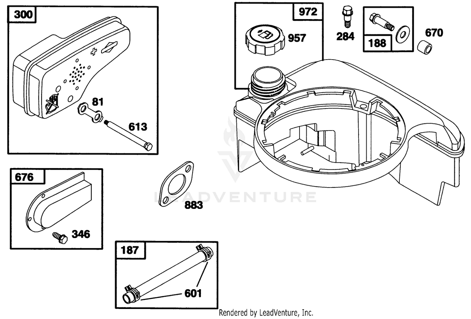 Engine Briggs  Stratton Model 12a802-0611-01 8
