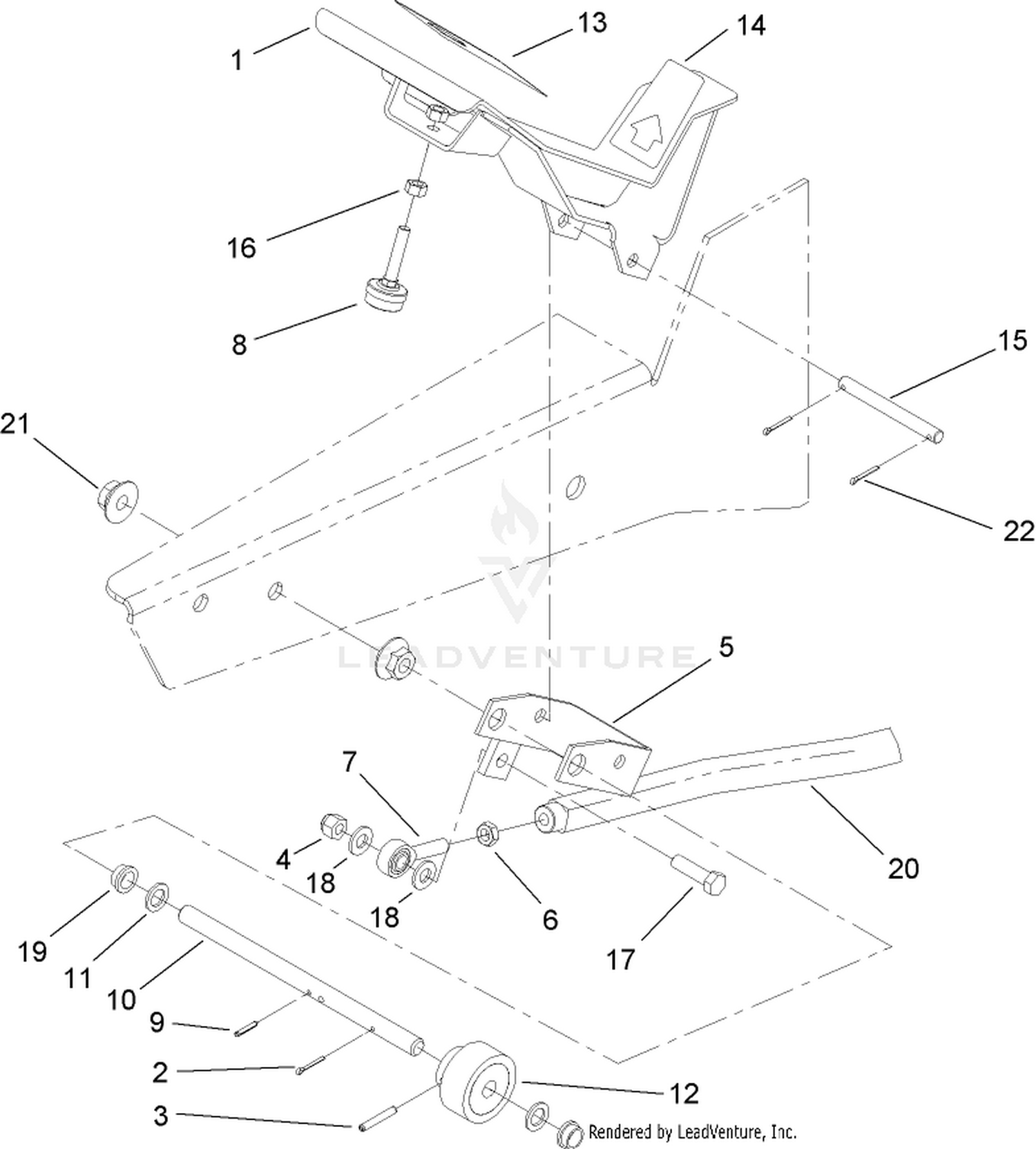 Traction Pedal Assembly