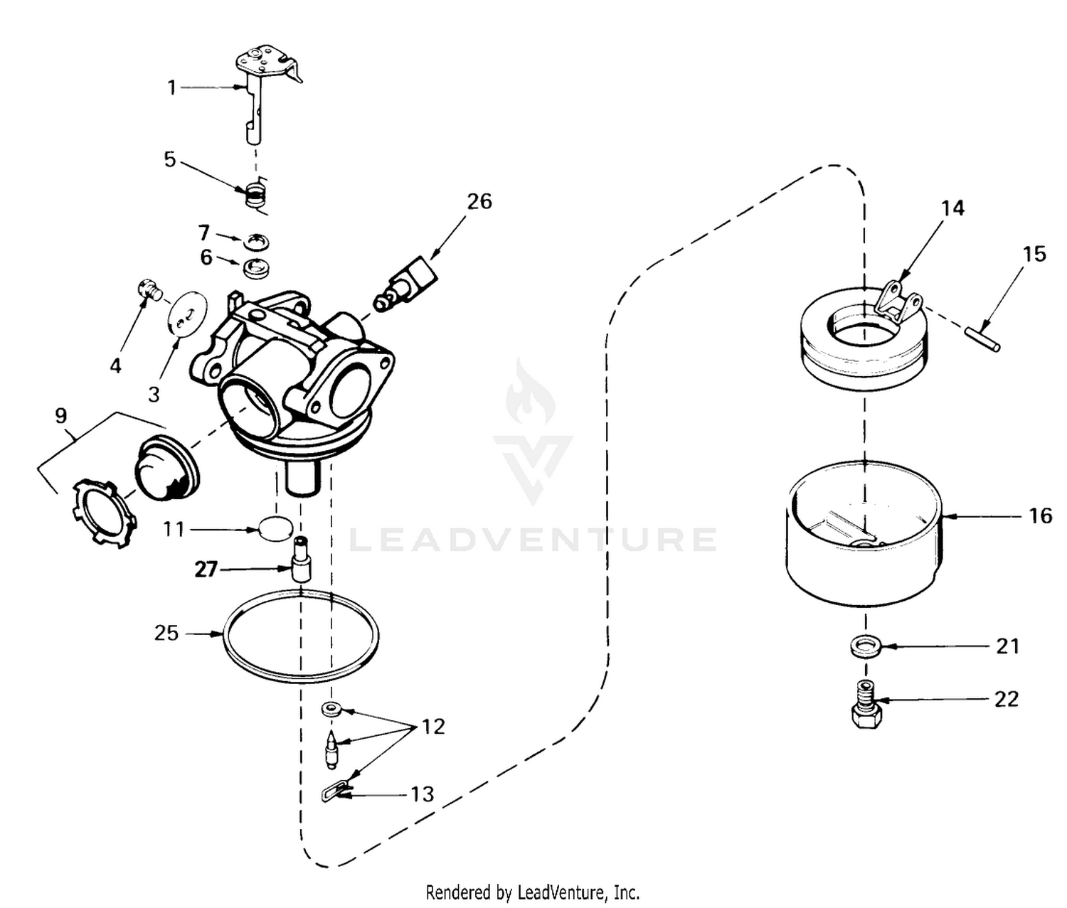 Carburetor No. 632050a