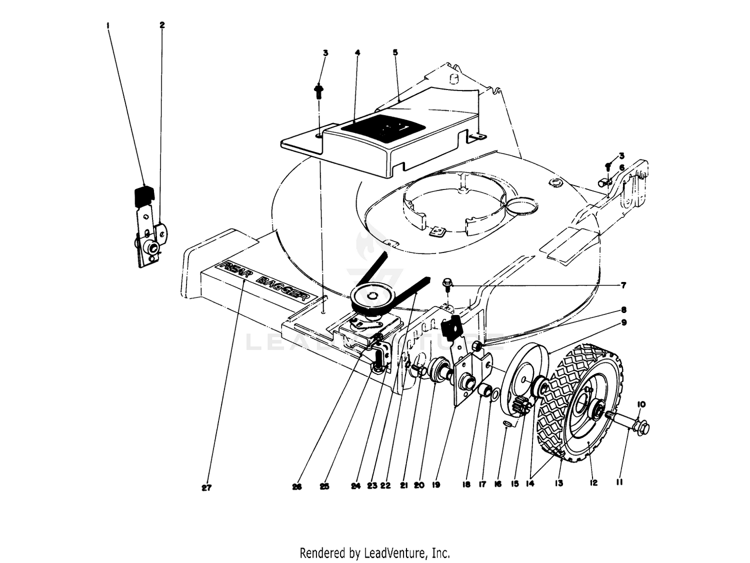 Front Wheel And Pivot Arm Assembly