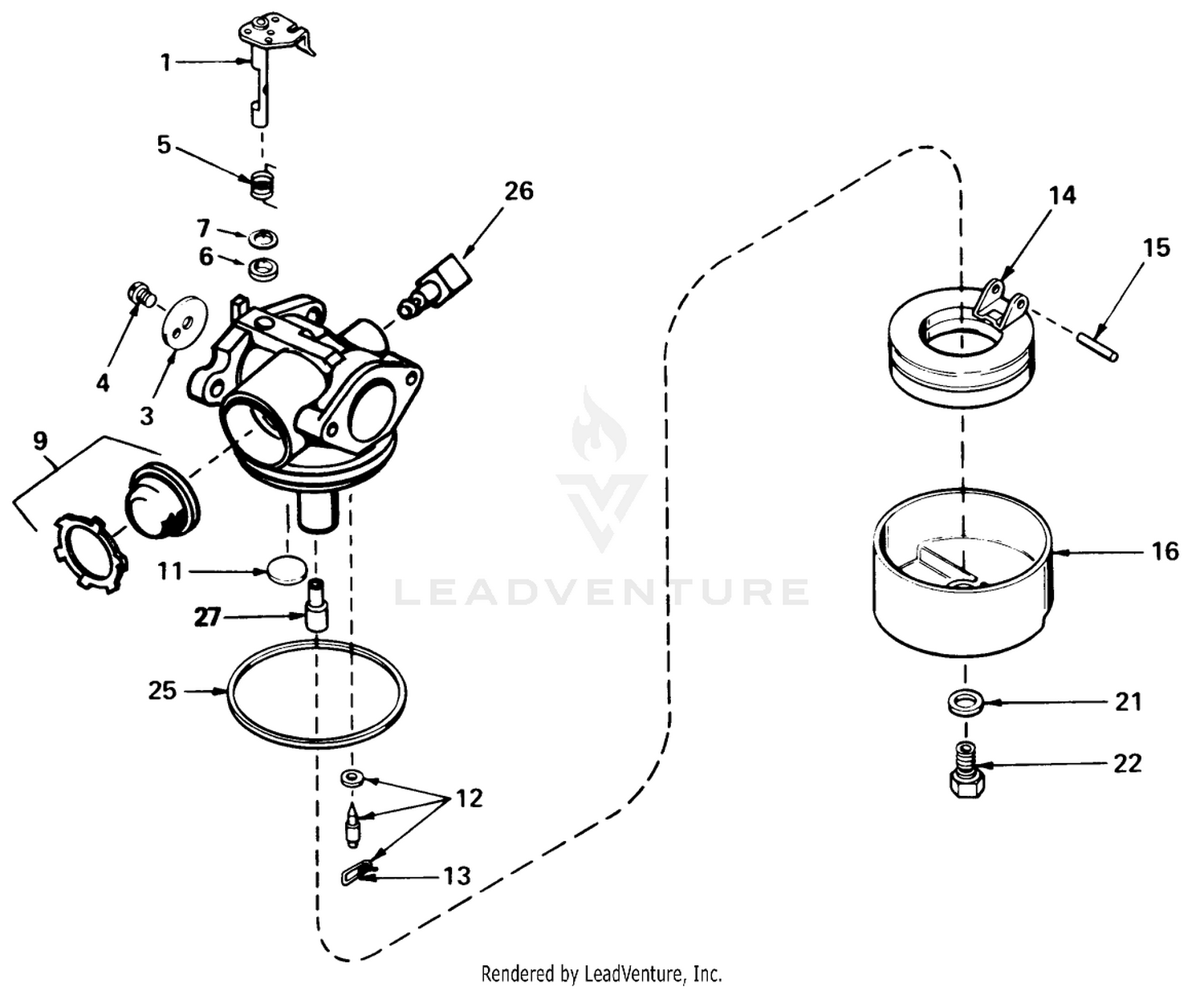 Carburetor No. 632050a