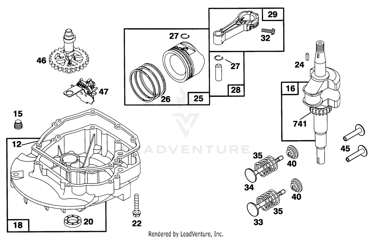 Engine Briggs  Stratton Model 12f802-0667-01 2