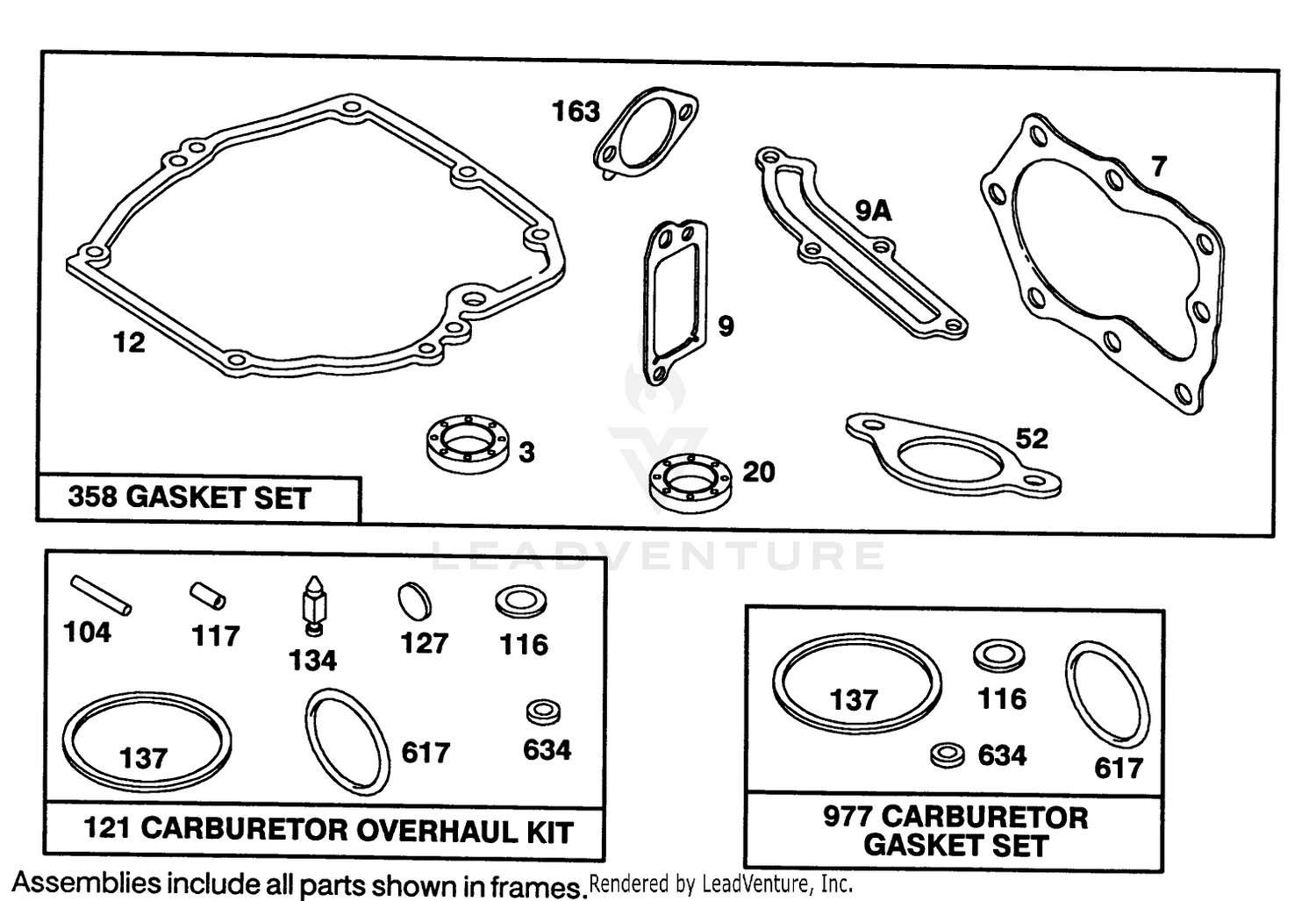 Engine Briggs  Stratton Model 122702-3171-01 7