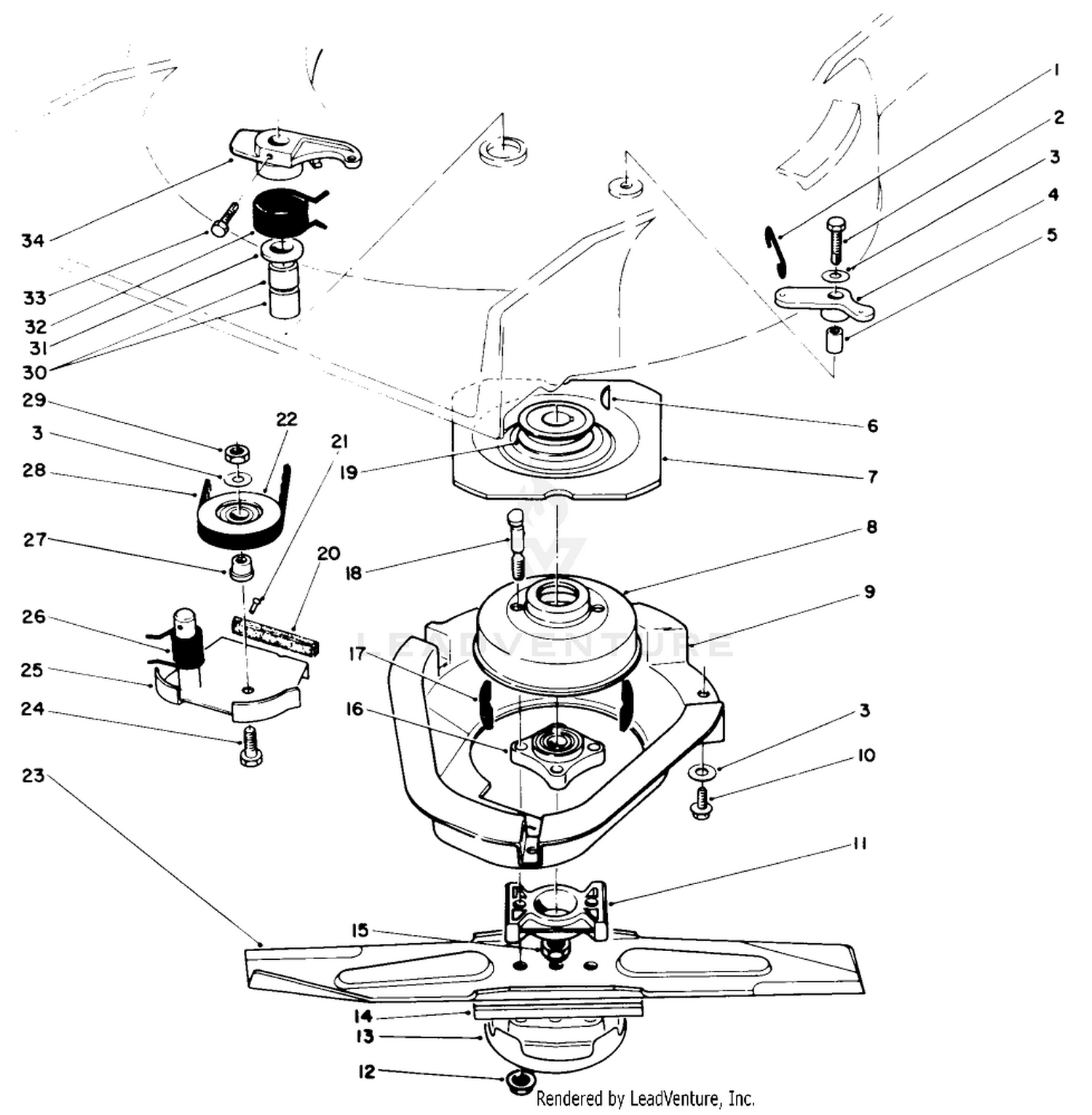 Blade Brake Clutch Assembly
