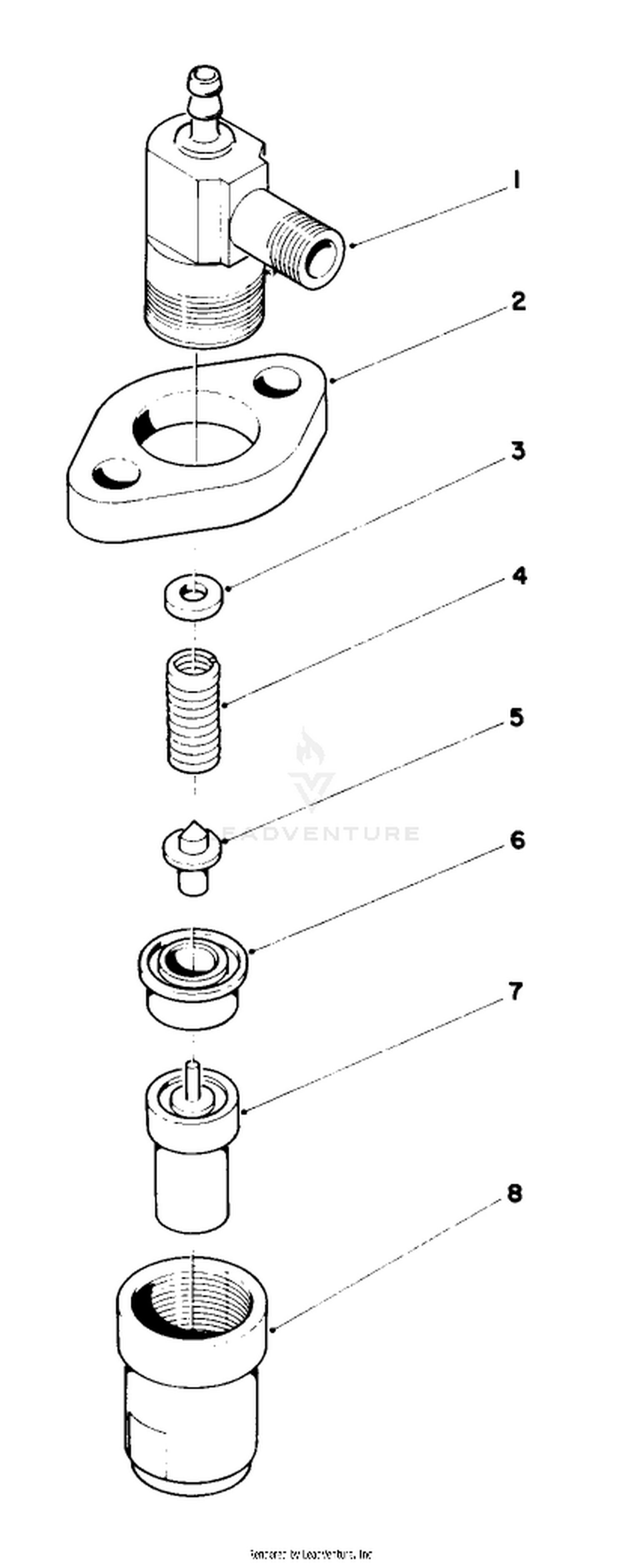 Nozzle And Holder Assembly No. 44-8070