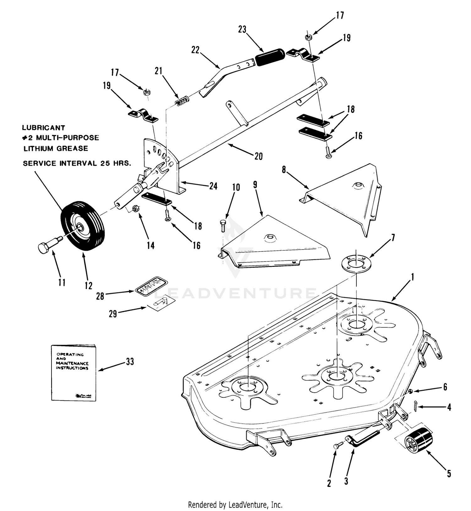 Rear Discharge Mower-42 In.(107 Cm) (vehicle Identification Number 05-42mr03)