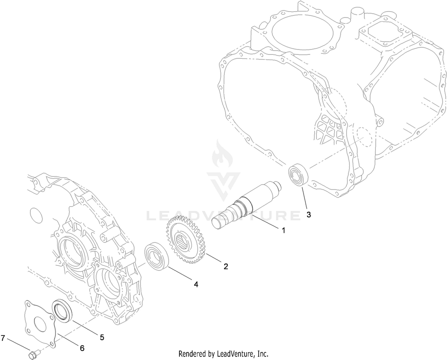 Front Drive Assembly  4 Wheel Drive Transaxle Assembly No. 115-2175