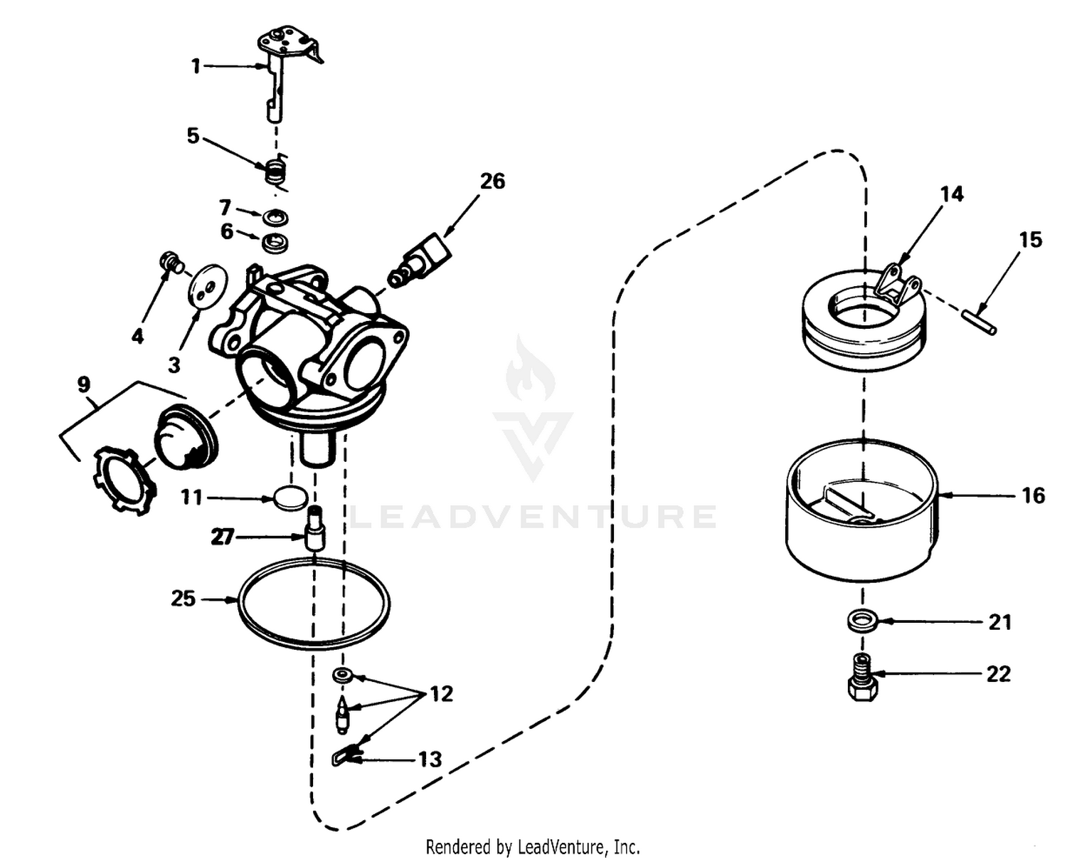 Carburetor No. 632050a