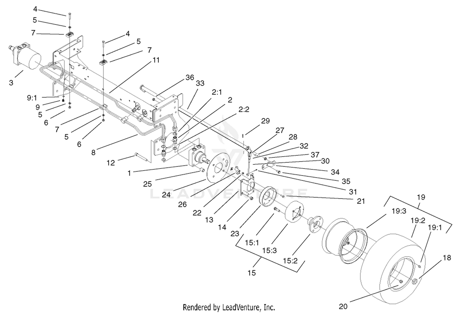 Front Wheel And Brake Assembly