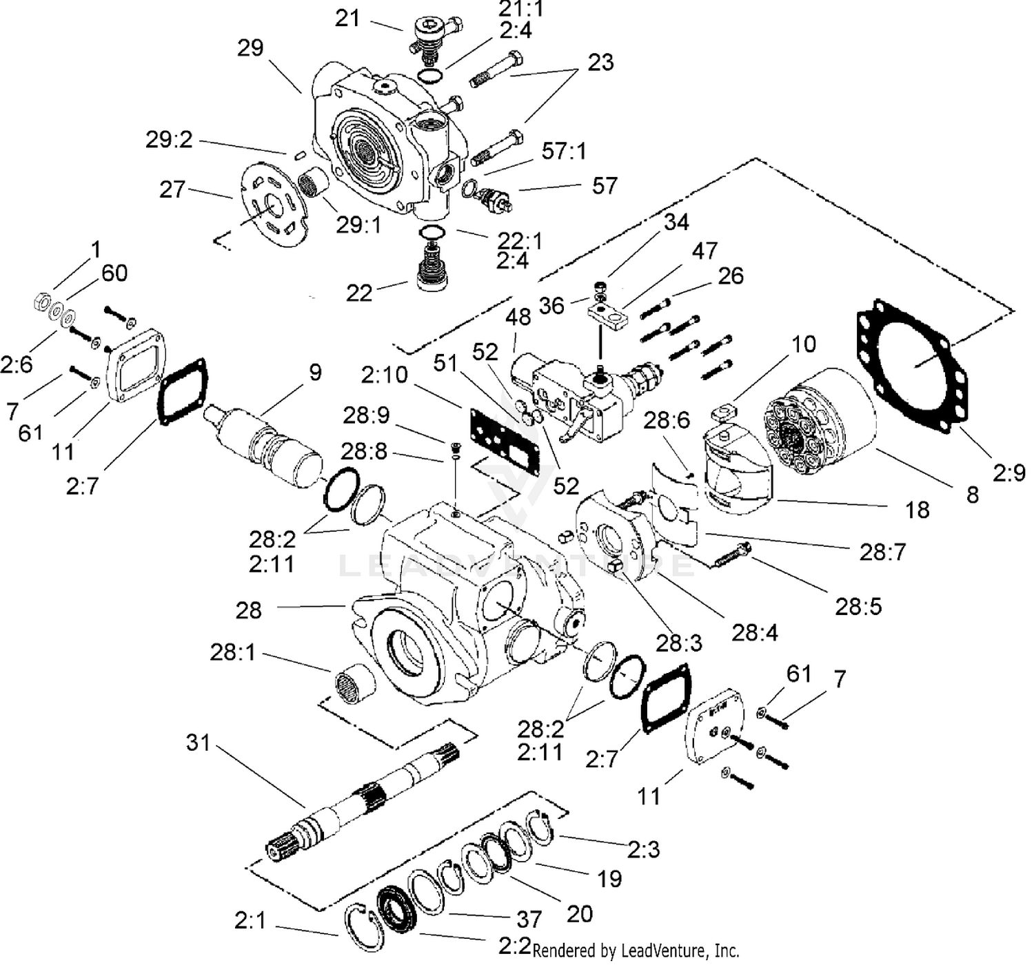 Piston Pump Assembly No. 110-0464