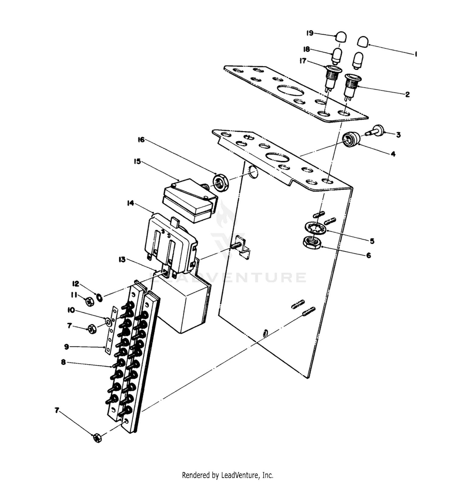 Steering Tower-Electrical Assembly
