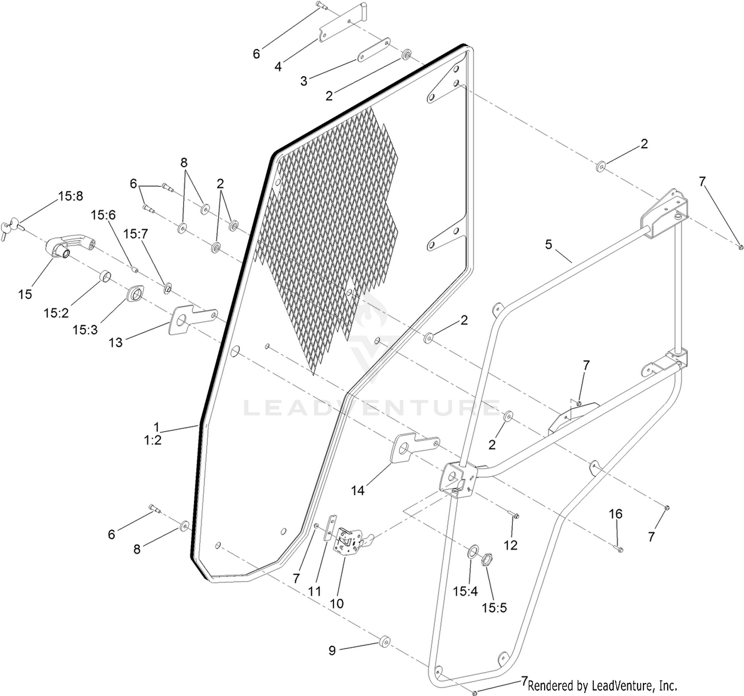 RH Door Cage Assembly