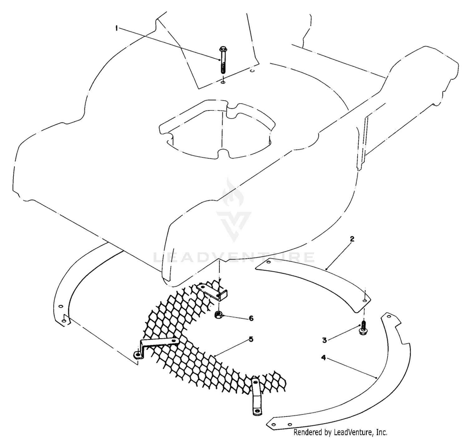 Leaf Shredder Kit No. 59101 (optional)