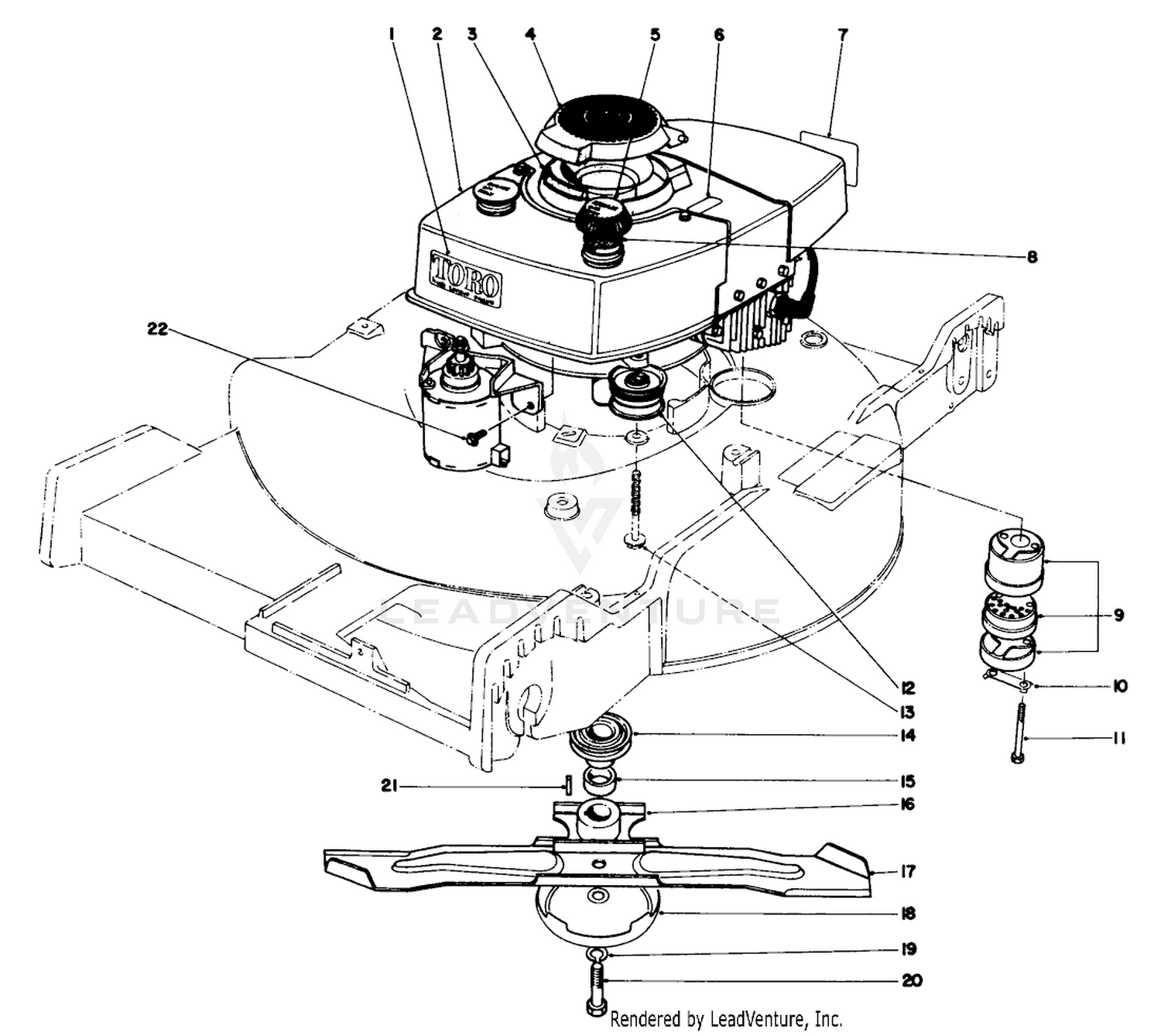 Engine Assembly Model No. 20660
