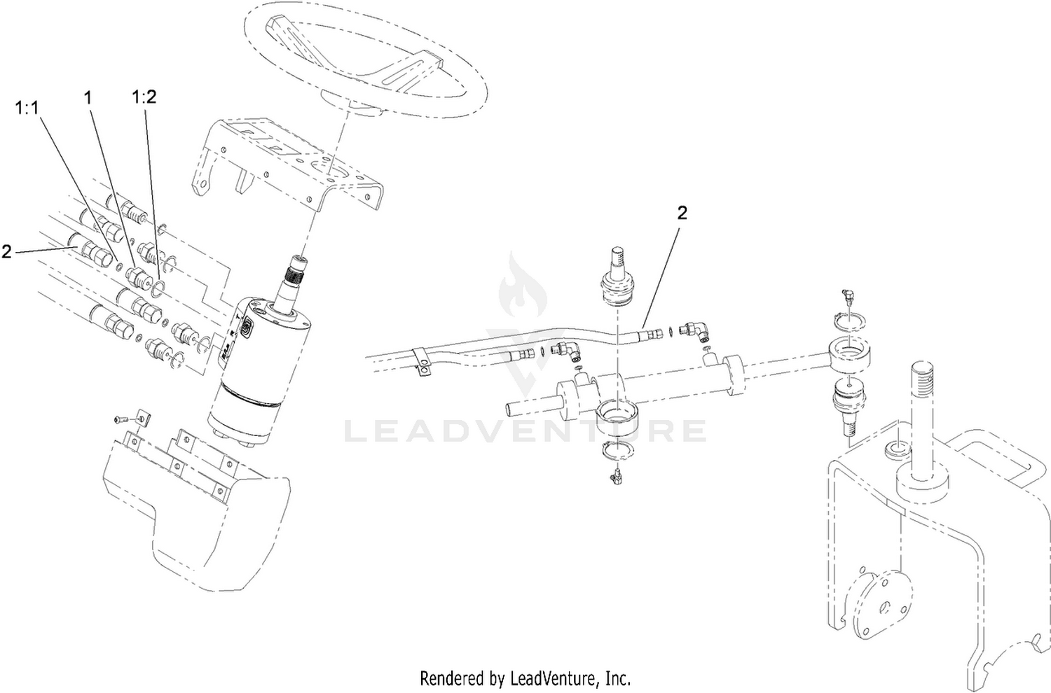Steering Hose Assembly No. 117-9471