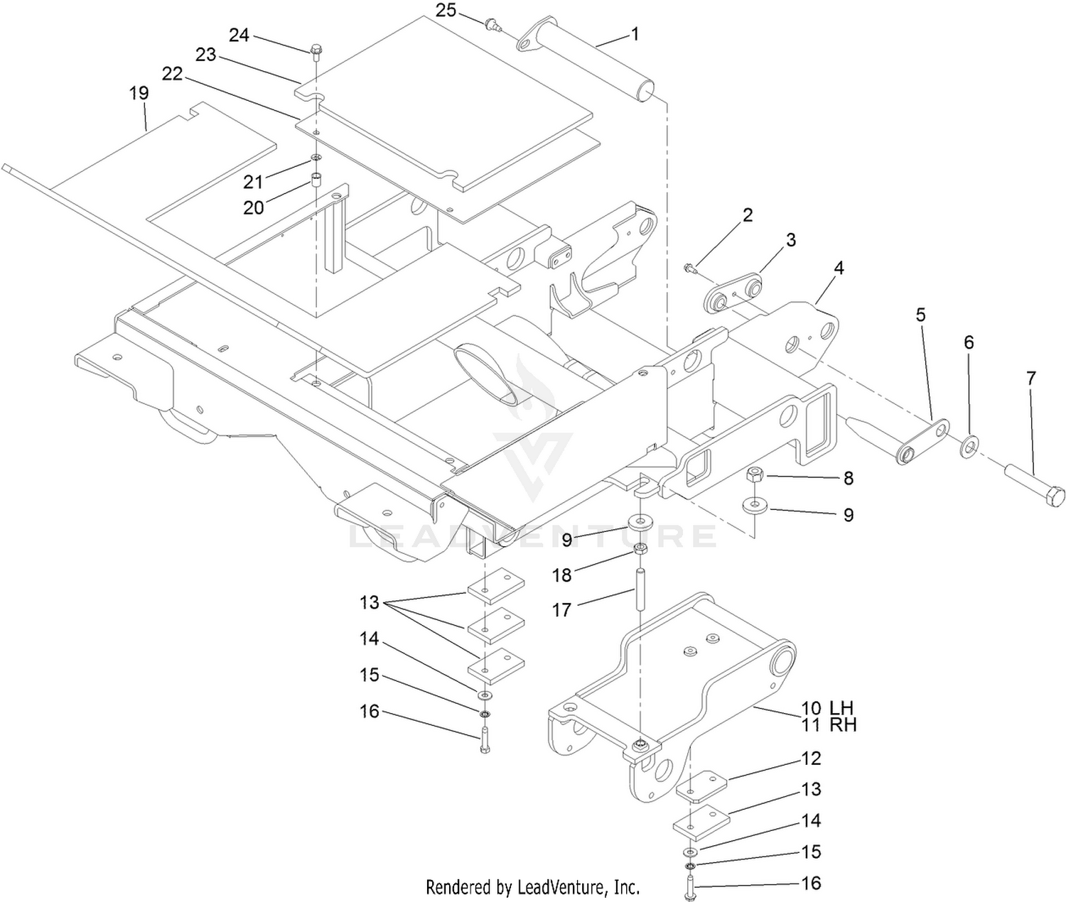 Frame and Pivot Assembly