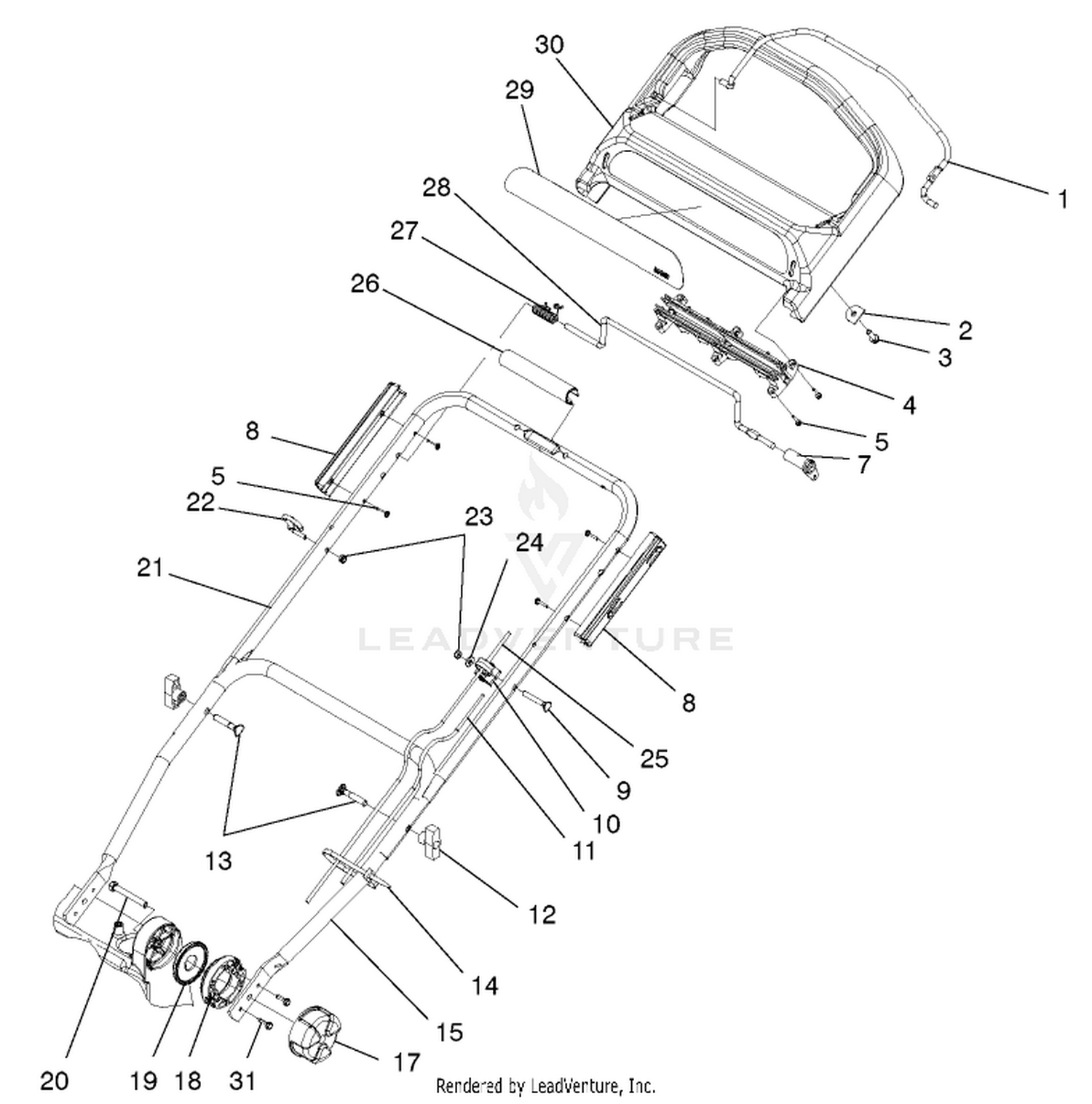 Sp Handle Assembly And Controls