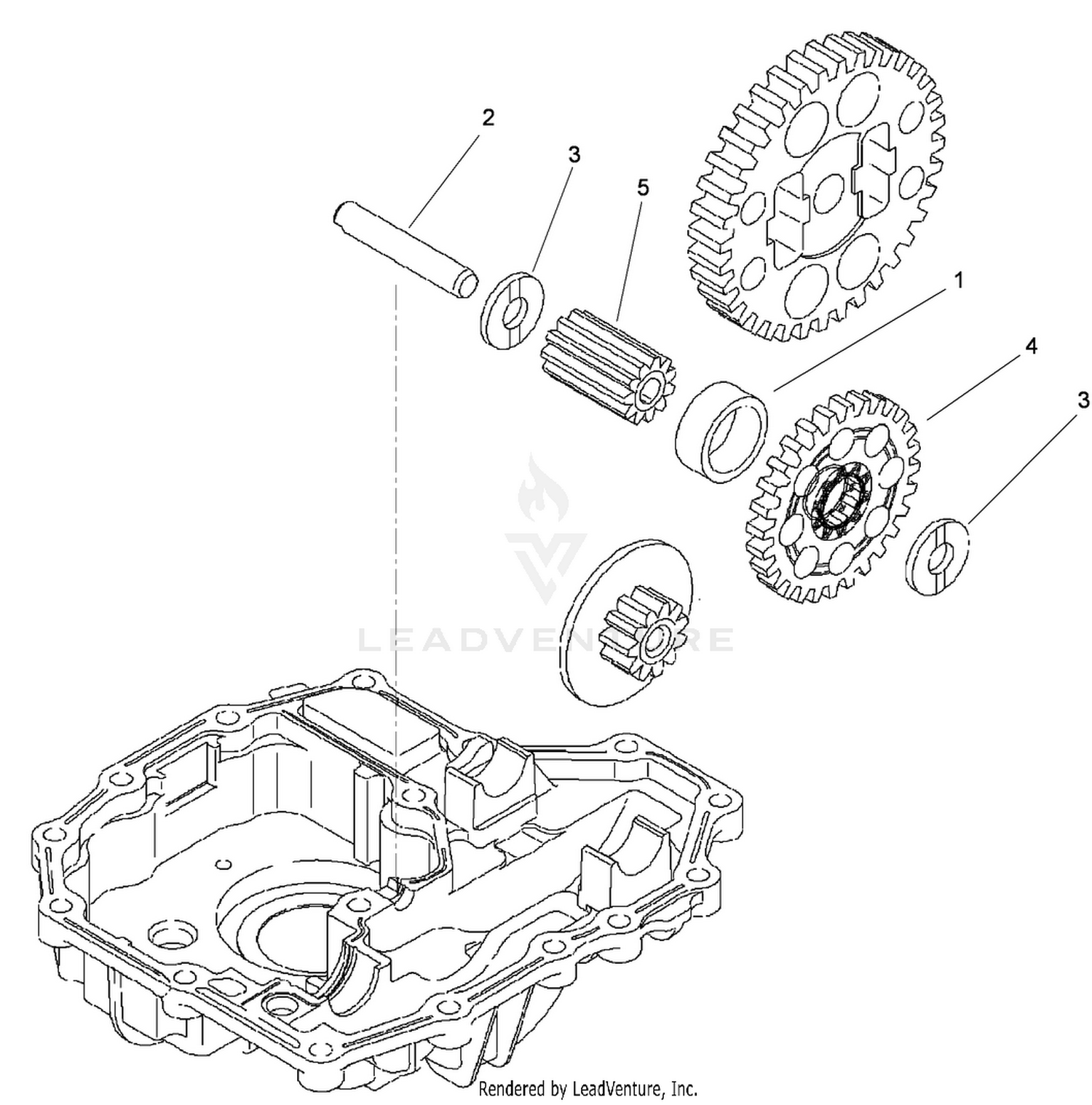 Final Pinion Assembly  Transmission Assembly No. 114-3155