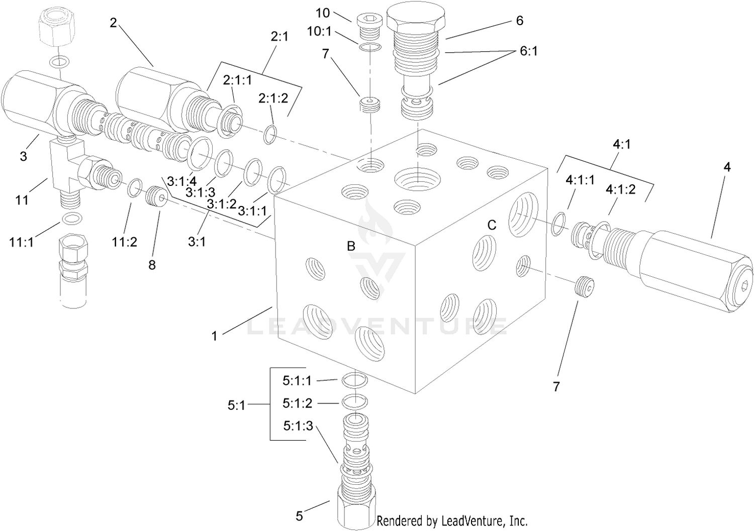 Counterbalance Manifold Assembly No. 95-5907