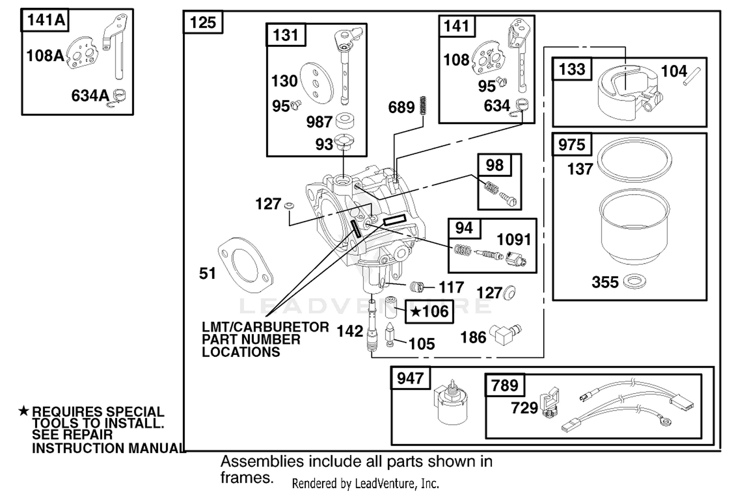 Engine Briggs  Stratton Model 312777-0128-E1 4