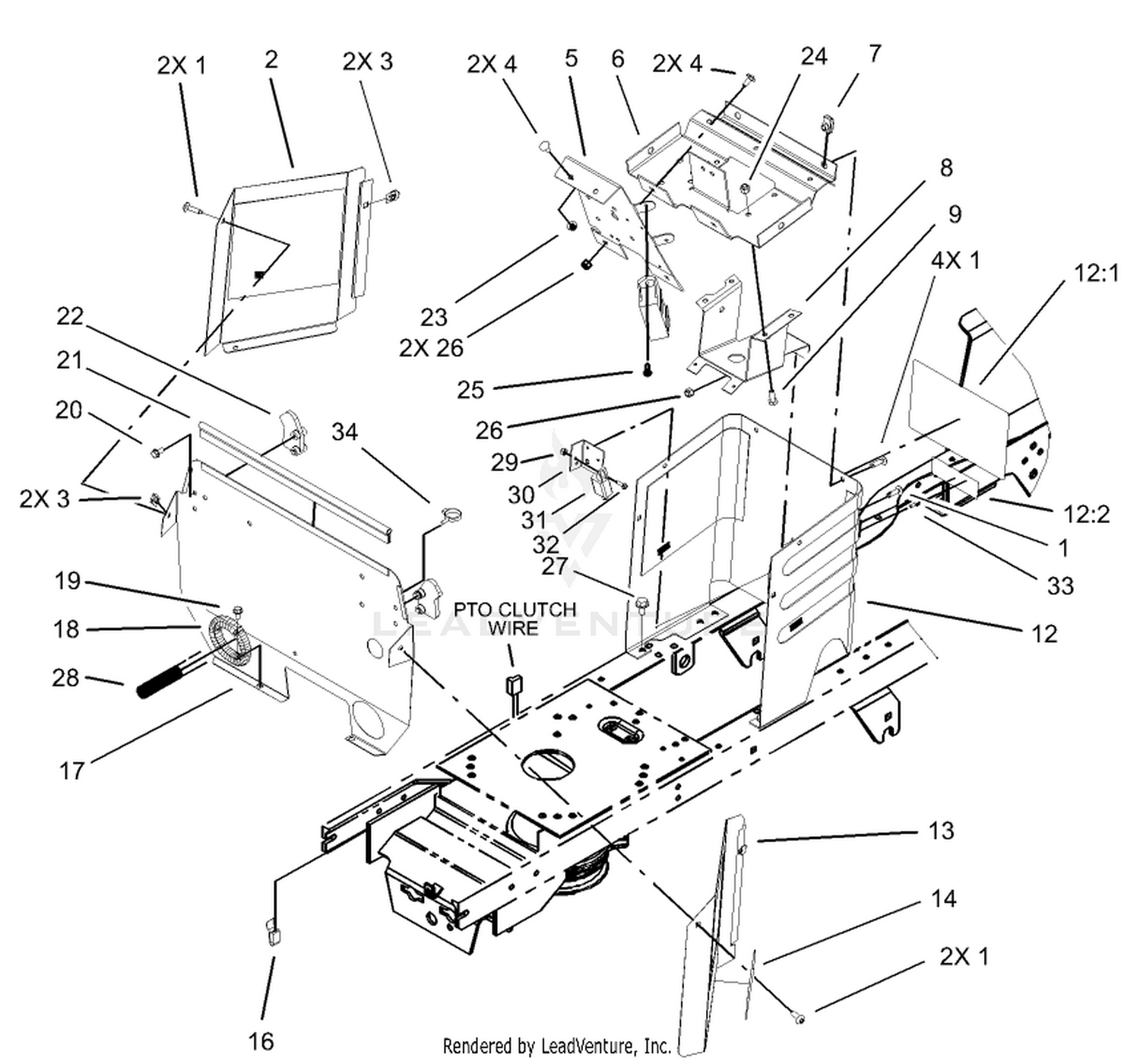 Hoodstand and Firewall Assembly
