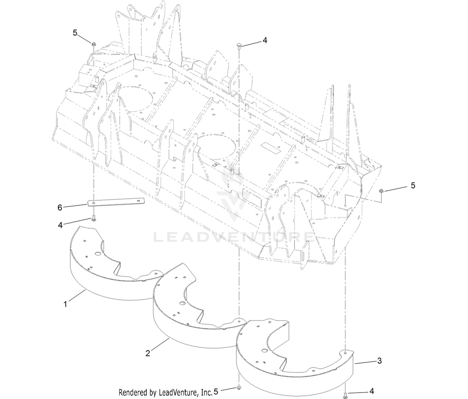 Left Hand Deck Chamber Assembly