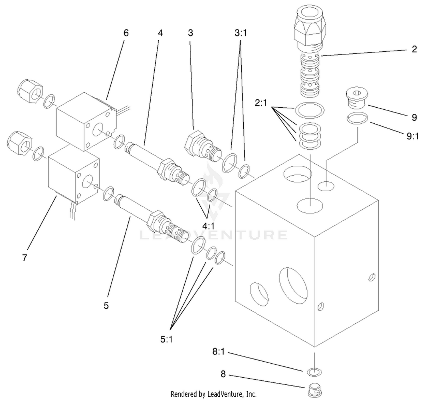 Control Block Assembly No. 100-3921