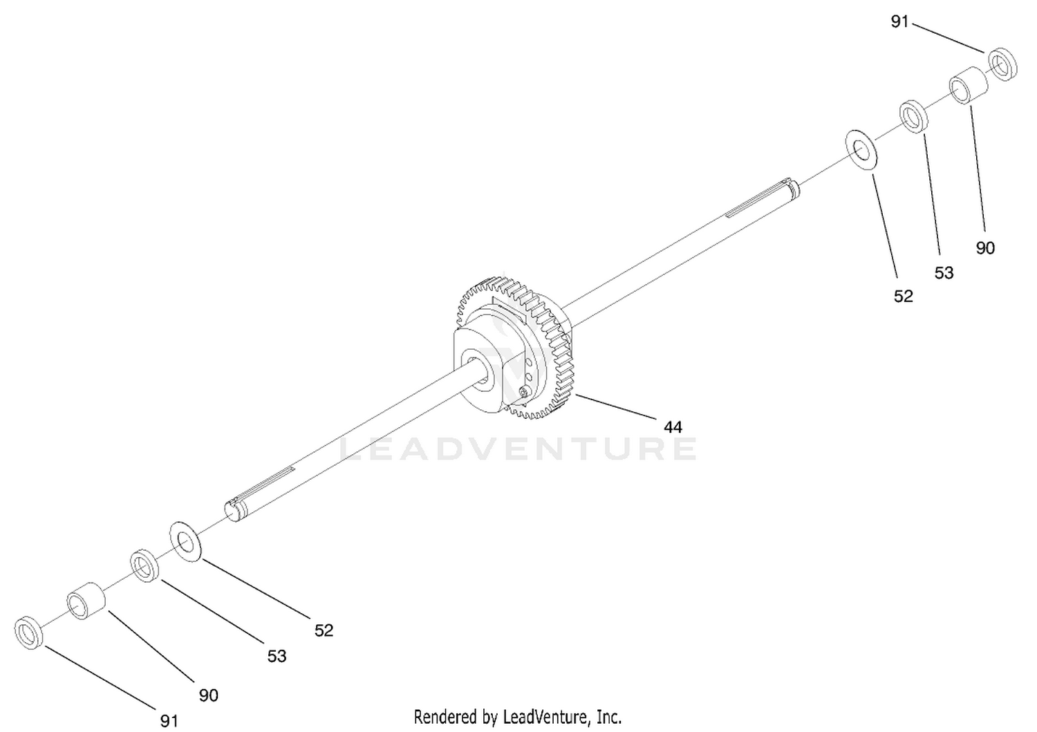 Hydro Transaxle Assembly (continued)