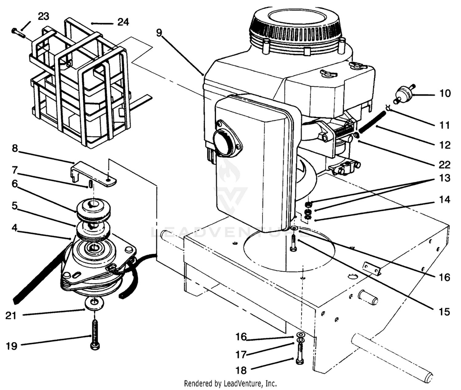 Engine  Clutch Assembly