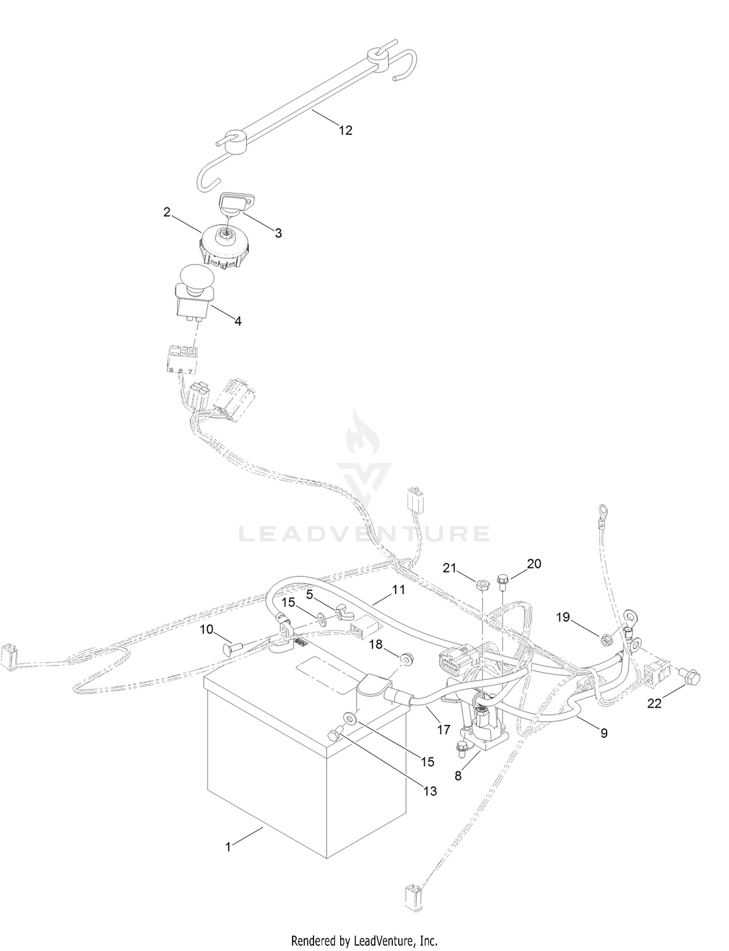 Battery and Electrical Assembly