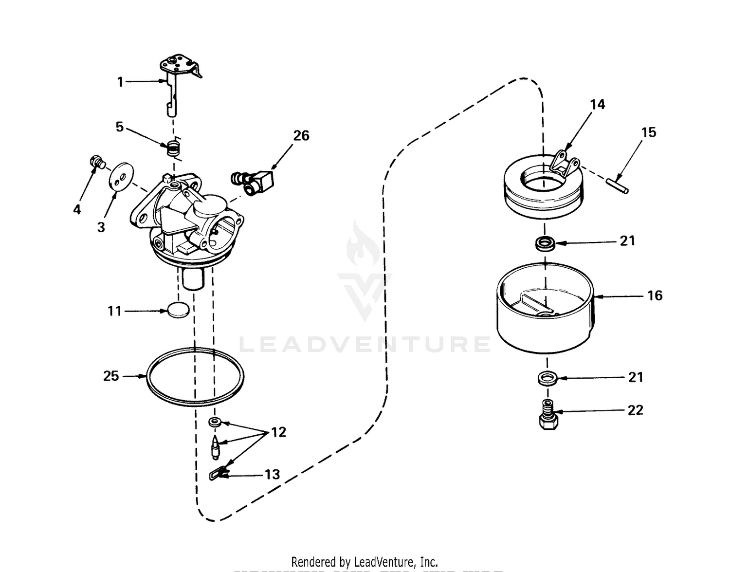 Carburetor No. 631784a