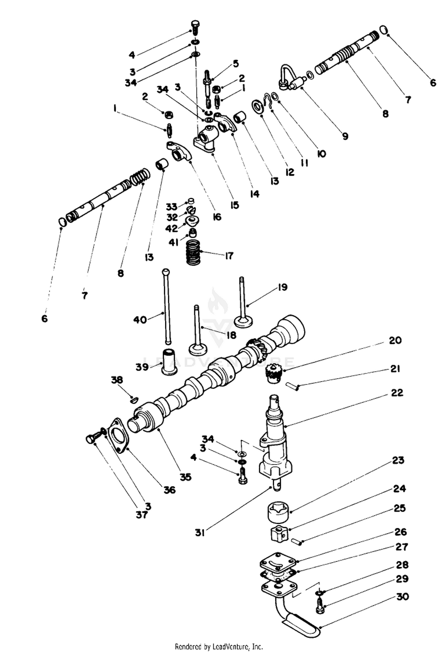 Valve, Camshaft  Pump Components
