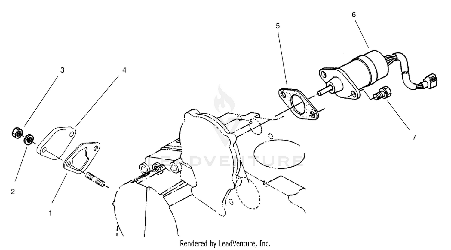 Stop Solenoid and Fuel Pump Assembly