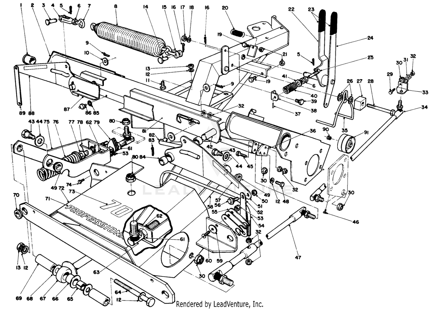Main Frame  Counterbalance Assembly