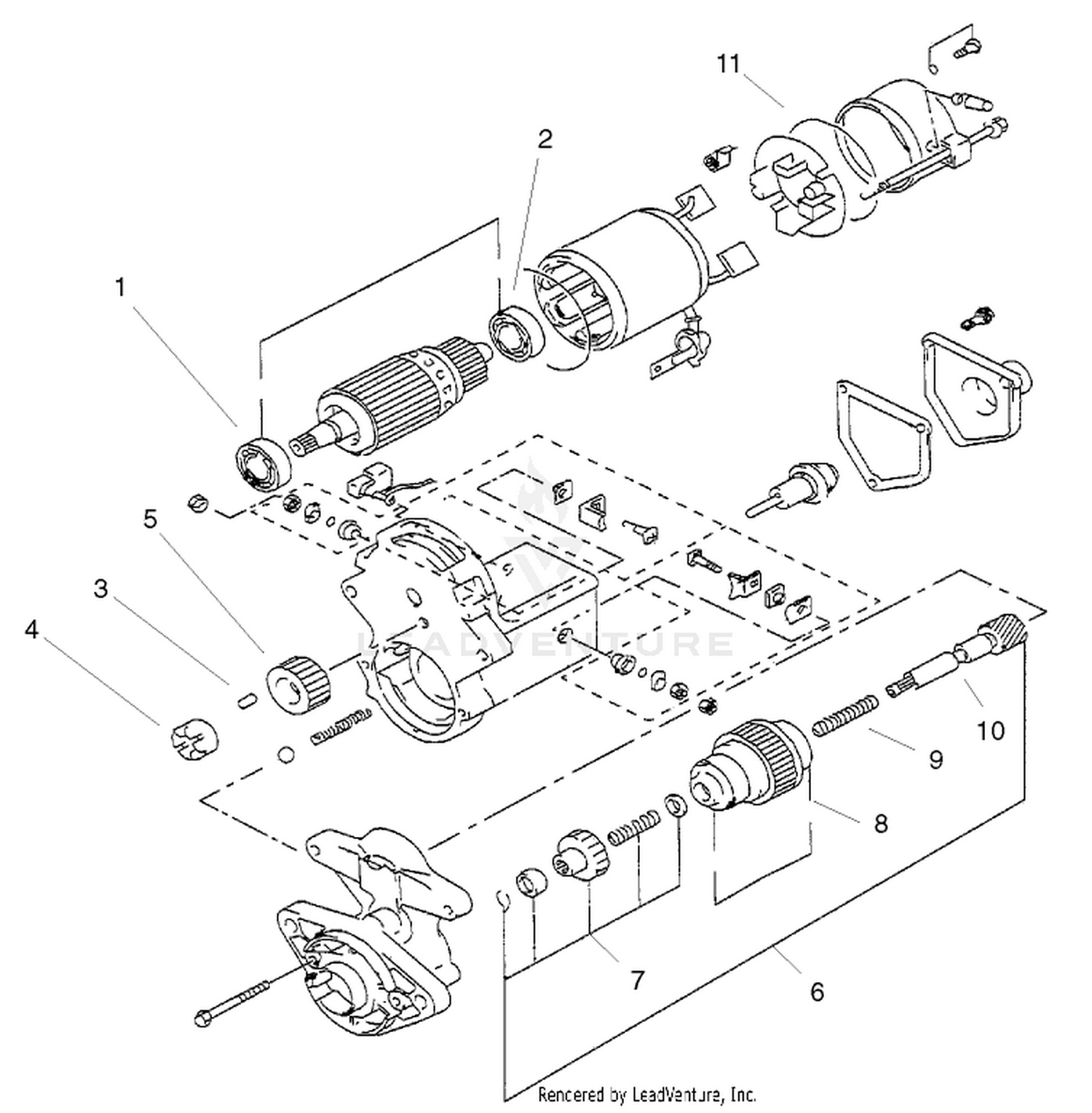 Starter Motor Assembly No. 99-9693