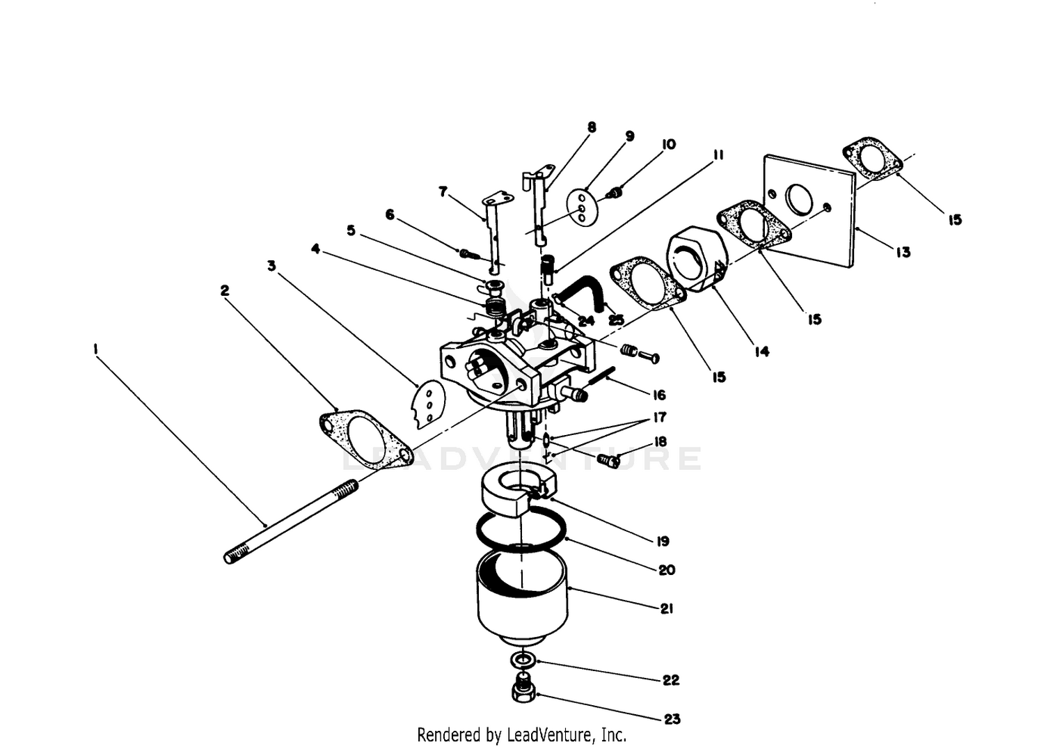 Carburetor Assembly (model No. 47pm1-1)