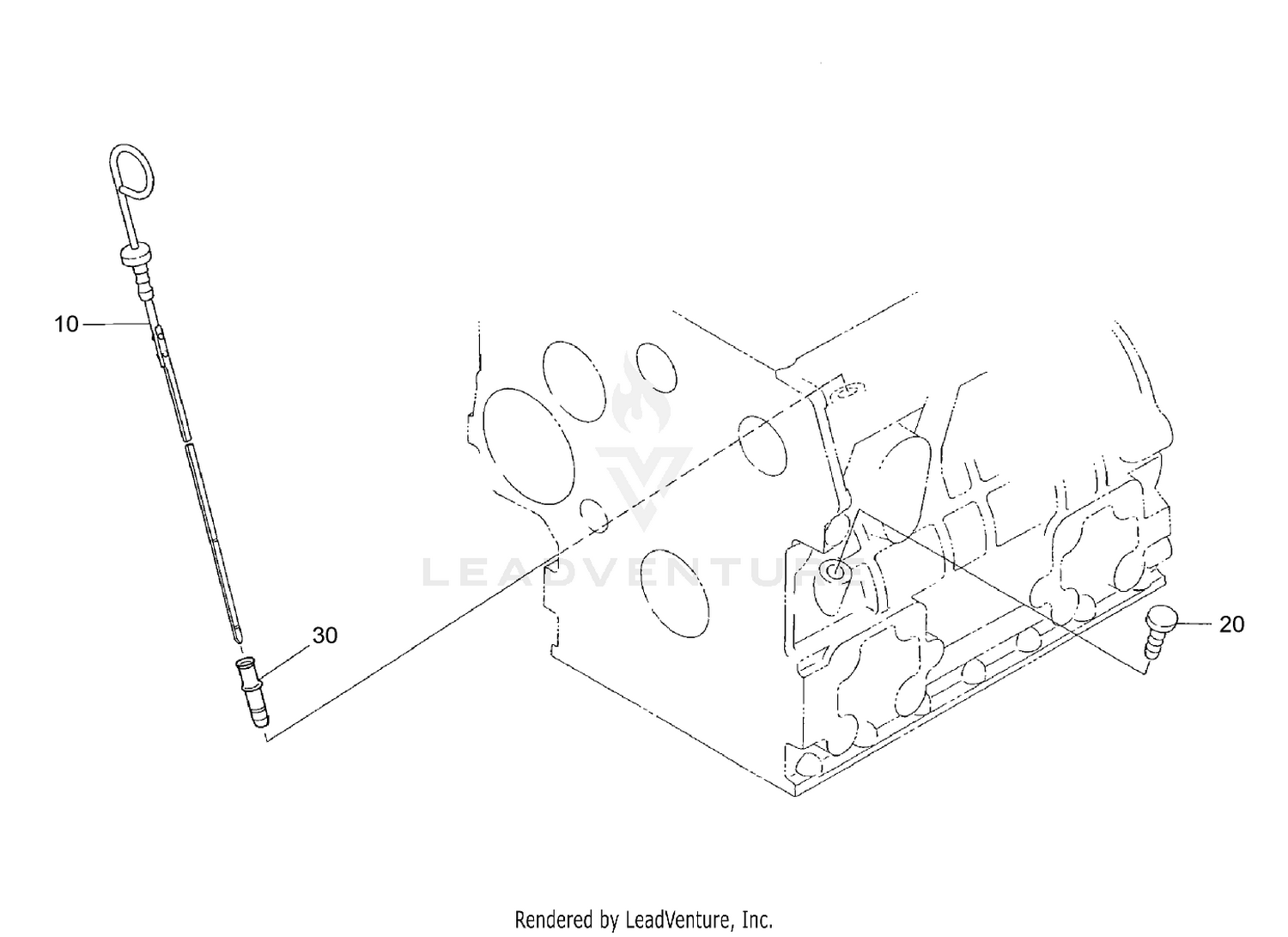 Dipstick and Guide Assembly