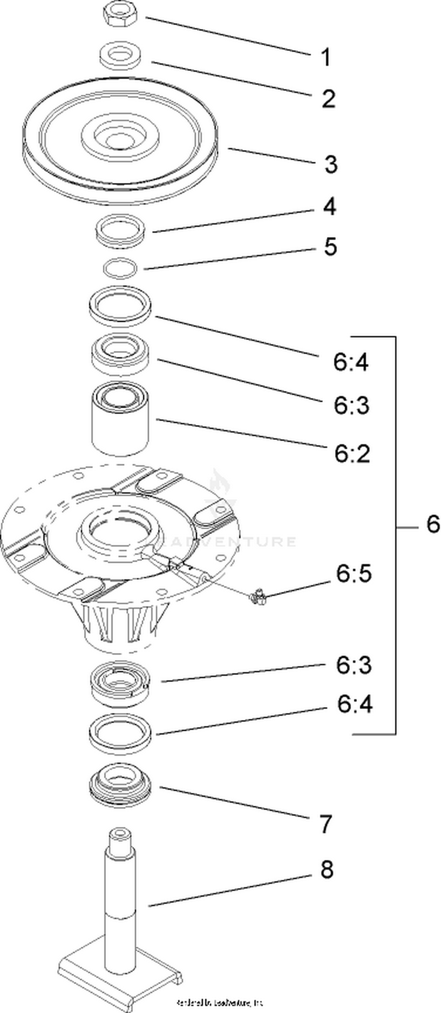 Spindle Assembly No. 108-1957