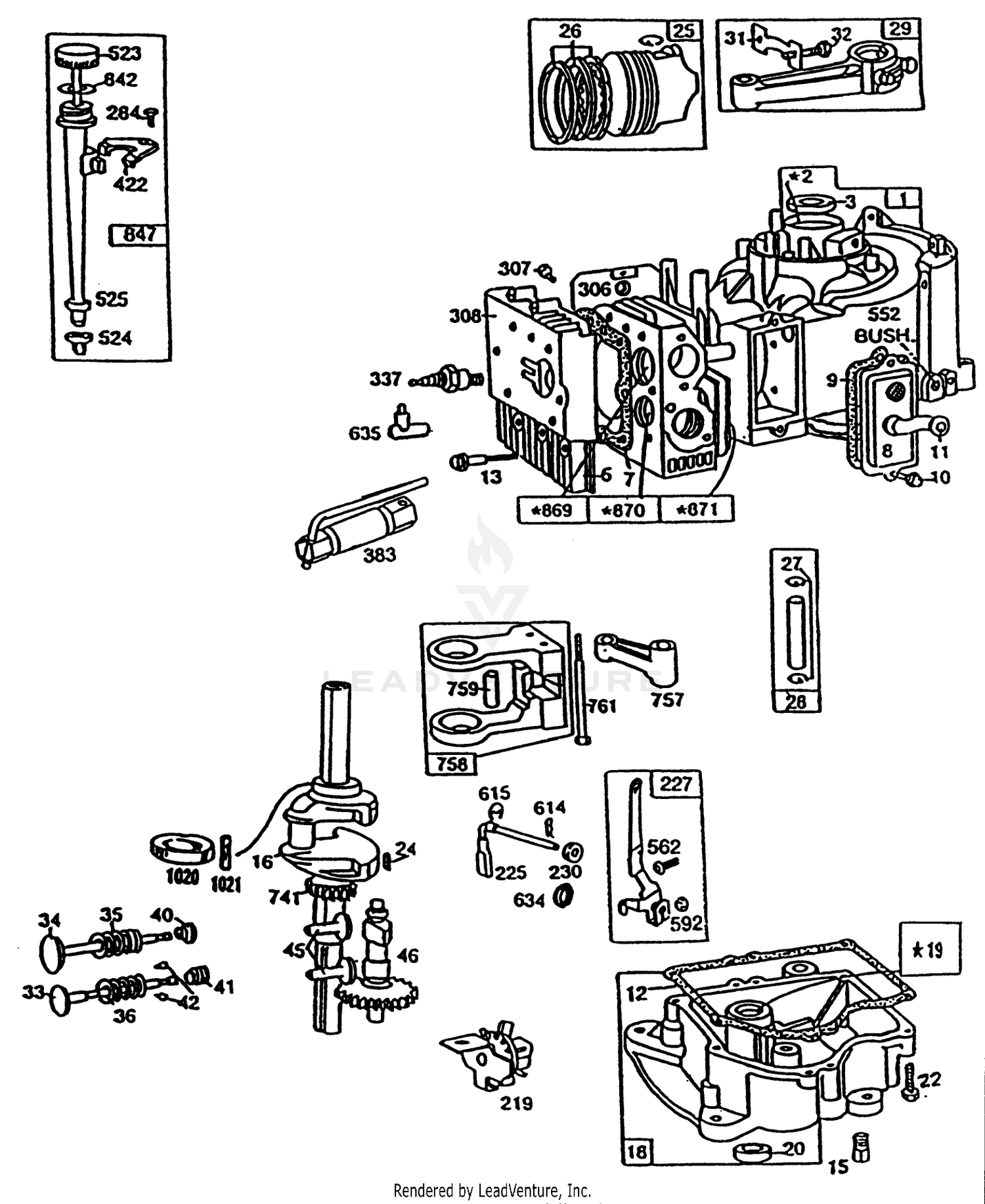 Briggs  Stratton Model 257707-0127-01
